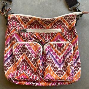 Rare Fabulous PRANA Adjustable Ikat Fabric Shoulder Bag